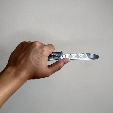 Imagem de Knife Silver Butterfly Prata Borboleta Dobrável De Aço