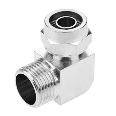 Imagem de 1/8"1/4" 3/8"1/2" thread o cotovelo pneumático encaixes rápidos conector de acoplador de acoplador de acoplador rápido Adaptador de conector 4mm-12mm YYDFPIIA (Color : PL12 03)