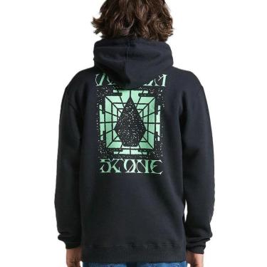 Imagem de MOLETOM VOLCOM CANGURU FC HANDERRY PRETO MASCULINO-Masculino