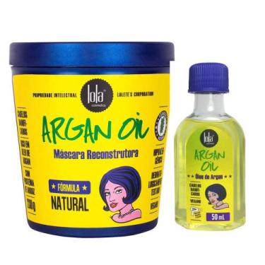Imagem de Lola Cosmetics Argan Oil Kit - Óleo Capilar + Máscara de Reconstrução 