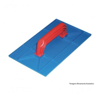 Imagem de Desempenadeira Azul Zumplast Corrugada 22X35Cm