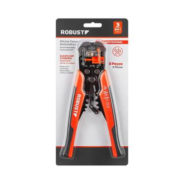 Imagem de Alicate Decapador Crimpador De Fios 8 Robust 3370163