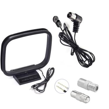 Imagem de SZSAUTO Antena FM de 75 Ohm Antena AM Loop para Pioneer Yamaha Marantz Onkyo Rádio HD Interno Rádio FM Bluetooth Receptor Estéreo Doméstico AV Áudio Vídeo Home Theater Receptor Potência
