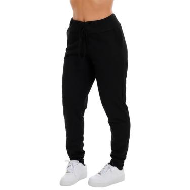 Imagem de Calça Moletinho Com Bolso Frishop Jogger Feminina-Feminino