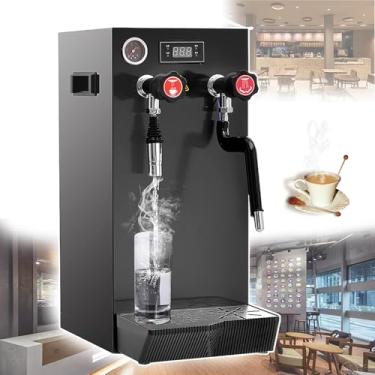 Imagem de JYXYXSCP Espumador de leite comercial, máquina automática de água fervente a vapor, com visor LED, para café/chá