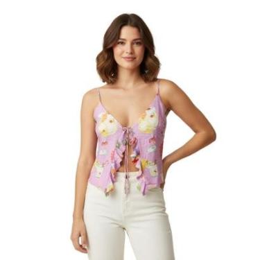 Imagem de Blusa Cropped Farm Rio Coquetel Natal-Feminino