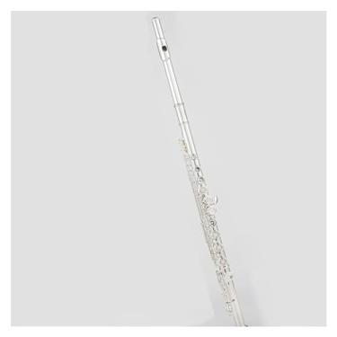 Imagem de Flauta Flauta Material de Cobre Branco Durável Corpo C Chave 17 Furos Banhado a Prata Instrumento Chave