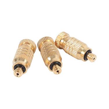 Imagem de Acouto Sistemas de Nebulização de Bicos de Neblina de Latão Com Rosca de 10 Unidades | Conjunto de Bicos de Atomização de Alta Durabilidade Aspersores | Spray de Névoa Fina Resistente à Ferrugem de