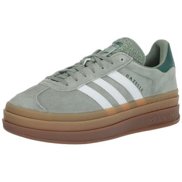 Imagem de adidas Originals Tênis de futebol masculino Samba, Goma verde prateada, 34