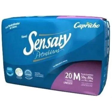 Imagem de FRALDAS GERIATRICA SENSATY PREMIUM M - 20 unidades