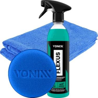 Imagem de Vonixx Kit FLEXUS 500ML Limpa e Revitaliza Plástico Painel 2 Em 1 com SiO2 para Durabilidade e Acabamento Seco ao Toque