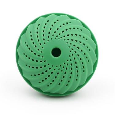 Imagem de Bola Mágica Ecológica para Lavar Roupas Até 1000 Lavagens Elimina Odores Mofo e Bactérias Reduz Uso de Sabão Compatível com Máquina de Lavar Fragrância de Limão