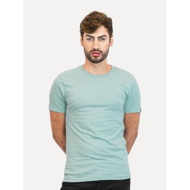 Imagem de Camiseta Levis Masculina Slim Tag Lisa Aquifer Azul Ciano-Masculino