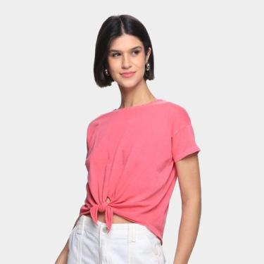 Imagem de Blusa Oh, Boy! Amarração Feminina, Pink, P