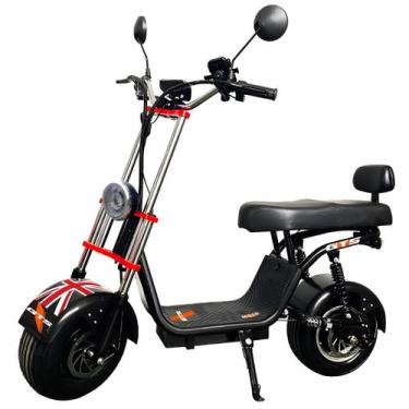 Imagem de Scooter Bicicleta Elétrica 1000w Bateria Lithiun 48v 32km/h Preto - GT