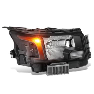 Imagem de DNA MOTORING Lâmpada de farol de projetor estilo original do lado do passageiro compatível com Nissan Frontier 2022-2025; serve apenas para modelos com faróis de halogênio de fábrica, OEM-HL-0398-R