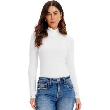 Imagem de Blusa Lança Perfume Gola Alta Em V Feminino-Feminino