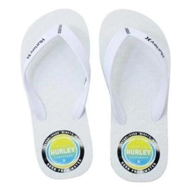 Imagem de Chinelo Hurley Branco Global Masculino-Unissex