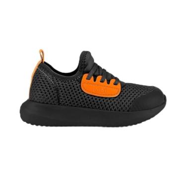 Imagem de Tênis Infantil Bibi Flash Preto com Laranja 19