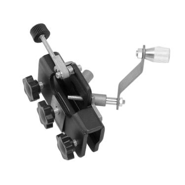 Imagem de GLOGLOW Afiador de Motosserra, Ferramenta de Manivela de Liga de Alumínio, Gabarito de Afiação Eficiente para Serras Elétricas e Uso Externo (Preto)