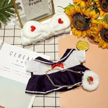 Imagem de Roupa para Paper Duck Lalafanfan | Kit Roupa e Acessório Lalafanfan Pato de Pelúcia Amarelo | Roupa Pato de Pelúcia (Conjunto 7)