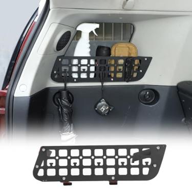 Imagem de Fgtagtal Suporte de painel de armazenamento de porta-malas compatível com Toyota FJ Cruiser 2007-2021 janela lateral traseira painel painel suporte organizador traseiro acessórios de montagem (lado