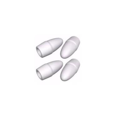 Imagem de Kit com 4 Borrachas Ponteira Branca para Lápis da Mercur