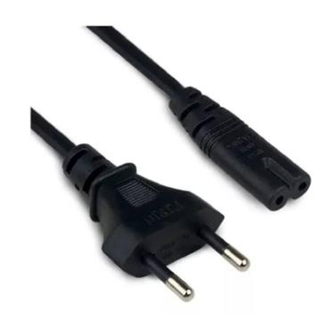Imagem de Cabo De Força 2 Metros Bipolar Tv Monitor Ps3 Ps4 1,80 Mts