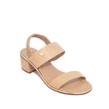 Imagem de Sandália em Napa Qualidade e Conforto Beira Rio Bege, Bege, 36
