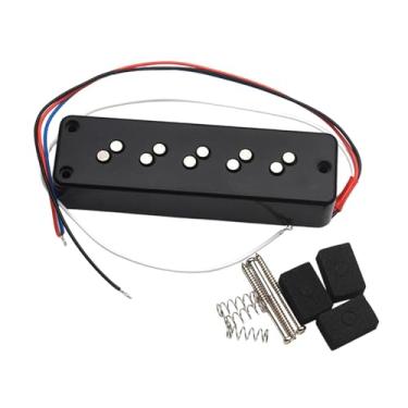 Imagem de menolana Captador Humbucker para Baixo de 5 Cordas, Acessórios para Instrumentos Musicais, Alto Desempenho, Potente Saída, Peça de Reposição para Baixo, Captador Do Braço