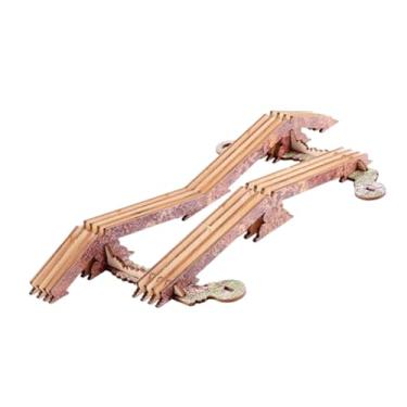 Imagem de JWQFBC Rampa de Obstáculos para Simulação de Ponte de Carro RC, Acessório Profissional para Percurso de Escalada, Declive Acentuado, Obstáculo de Estrada Par, Ponte Alta-baixa