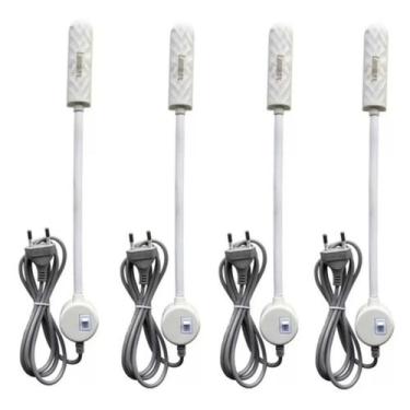 Imagem de Kit 4 Luminária Lampada Led Haste Flexível Maquina Costura - LANMAX