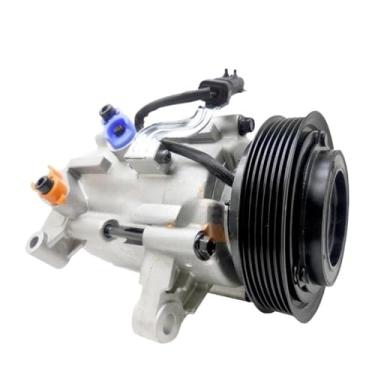 Imagem de ZZXXYY Bomba de resfriamento de compressor elétrico CA 12V com embreagem compatível com Jeep Liberty 3.7L 2006-2008 | Kit de compressor A/C para reparo de resfriamento fraco reposição OE 55111400AD