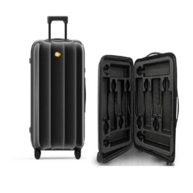 Imagem de MALA VIAGEM 12 GARRAFAS VINHO GRANDE COLMEIA ESPUMA 12 ESPUMANTES WINEBAG PROTECAO MAXIMA