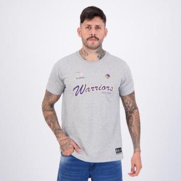 Imagem de Camiseta NBA Golden State Warriors Cursive Cinza, G