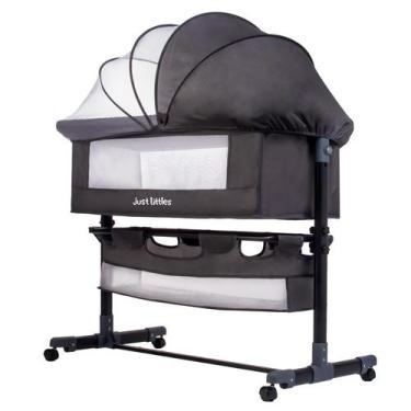 Imagem de Berço 6 em 1 Portátil Moises Com Mosquiteiro De Bebê Acopla Na Cama Ju