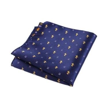 Imagem de Lenço De Bolso Masculino Vintage Com Estampa Paisley Floral, Acessório