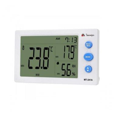 Imagem de Relogio Termo Higrometro Mt241a Minipa