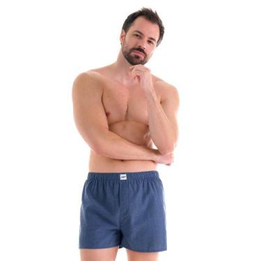 Imagem de Cueca Samba Canção Lisa Azul Zee Rucci, P