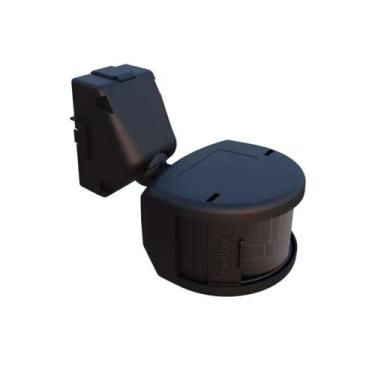 Imagem de Sensor presenca frontal 180 microcontrolado externo preto - EXATRON