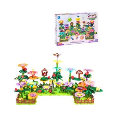 Imagem de Brinquedo De Construção De Jardim De Flores Para Crianças De 3 a 6 Ano