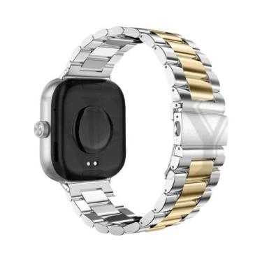 Imagem de Pulseira De Aço Inoxidável Redmi Watch 4 Para Xiaomi Mi Band 8 pro Sma