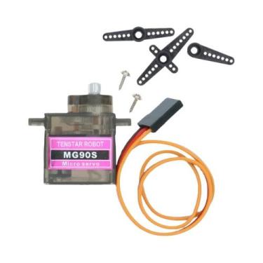 Imagem de 180 graus Servo De Engrenagem Metálica Para Aviões RC, Helicópteros, B