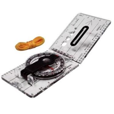 Imagem de Bússola p/ Mapa com Visada e Lupa - Gold Sport-Unissex