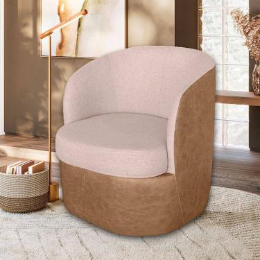 Imagem de Poltrona Carrara com Manta Acrilica Movellu Home