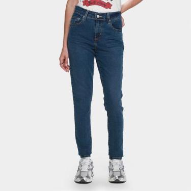 Imagem de Calça Skinny Levis 721 High Rise Feminina, Azul navy, 44