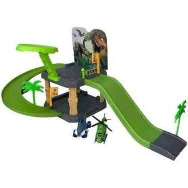 Imagem de Pista c/ estacionamento e carro run dino 27pcs wb12229 well kids, Unic