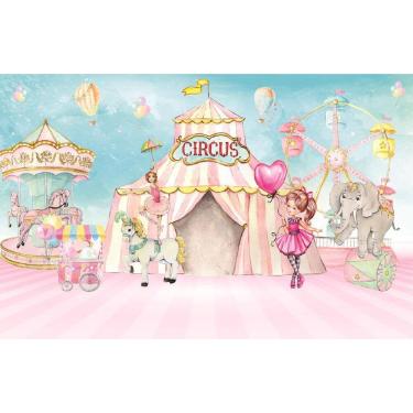 Imagem de Fundo Fotográfico Em Tecido Bailarina Circo  2,20 X 1,50