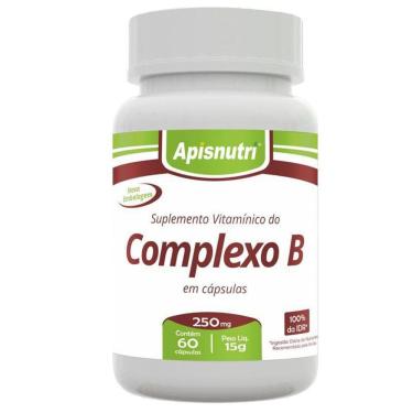 Imagem de Complexo B 60 Cápsulas 250Mg - Apisnutri