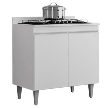 Imagem de Balcao Com Tampo 2 Portas 80 cm Ellen Eratto Moveis - Milani Store, Br